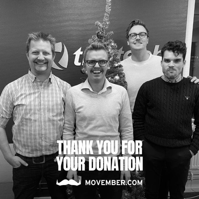 Trintechers Raise Funds for Men’s Health With “Movember” Competition