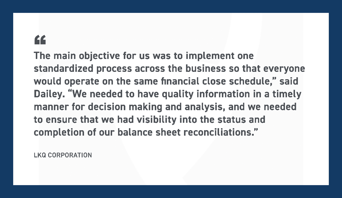 Standardization Quote from LKQ Corporation