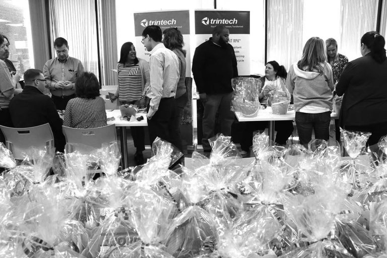 Trintech Assembles and Donates 100 Spring Baskets for Neglected Children