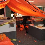 The Product Management department embraced the orange and black with their classic Halloween decorations.