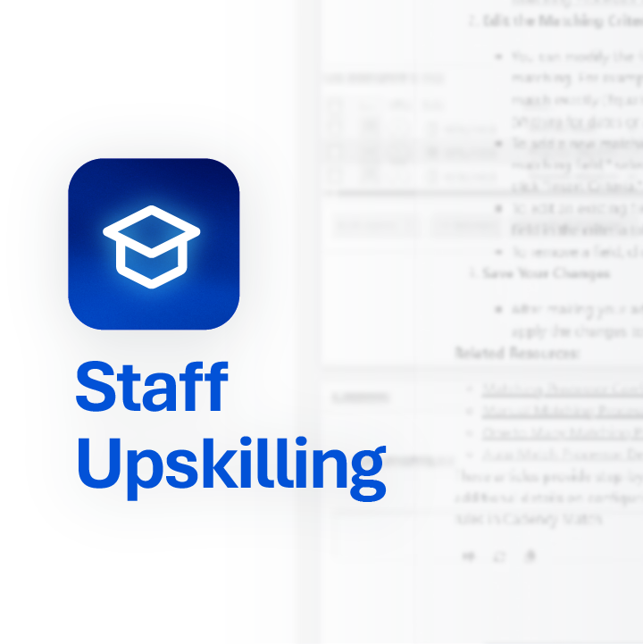 Staff Upskilling - Trintech AI use case