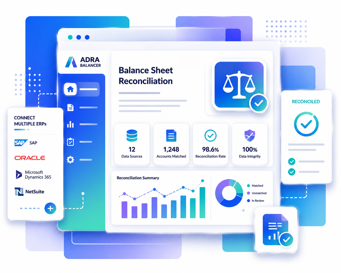 Adra Balancer Balance Sheet Reconciliation Software