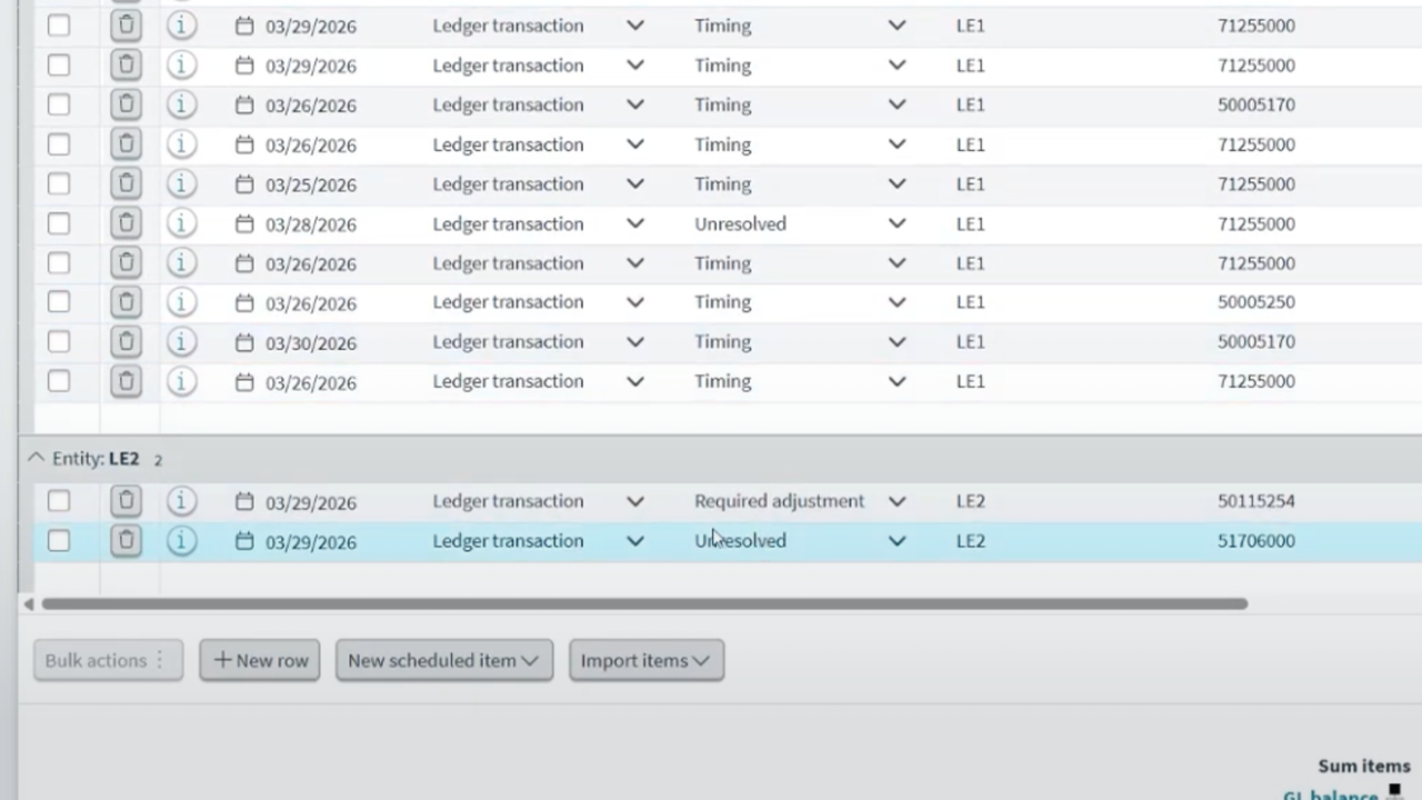 Regional GL-to-Bank Reconciliation Use Case